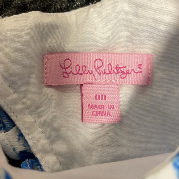 Lilly Pulitzer fiesta crab print dress mini Size 00 Womens Preppy Beach - Picture 3 of 7